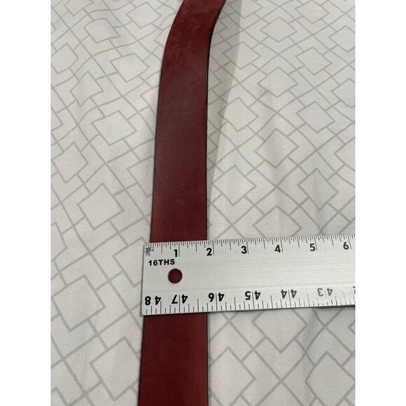 Tech Ether American Eagle/1970s Brown western Leather belt Eagle 48 solid Brass - Picture 5 of 6